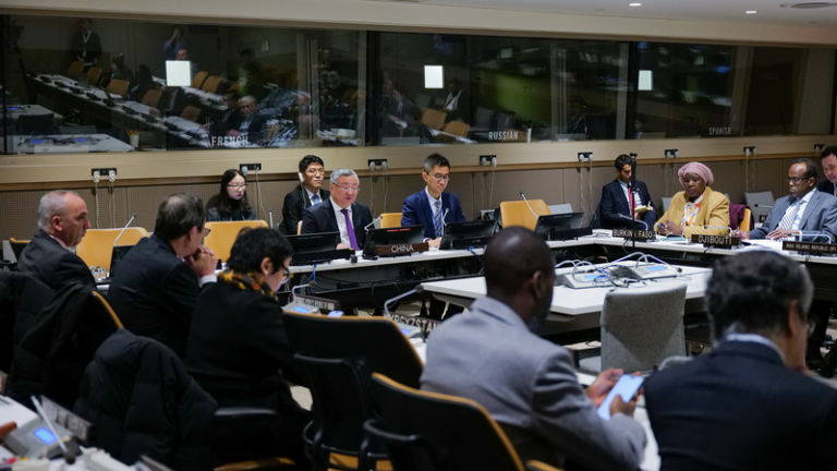 国連安保理で中国代表、ガザの「包括的で持続的な停戦」を強調