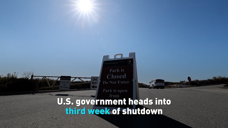 米政府閉鎖が3週目に突入　共和・民主の対立長期化で先行き不透明 video poster
