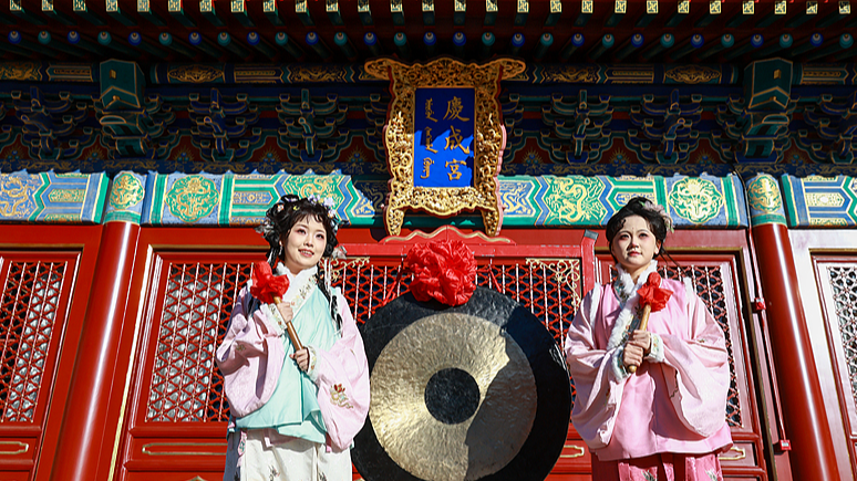 北京・先農壇の慶成宮が修復完了し公開再開　歴史建築と展示に人波