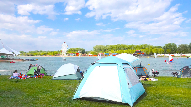 北京の五輪ボート・カヌー公園、今夏は入場無料の水辺レジャー拠点に