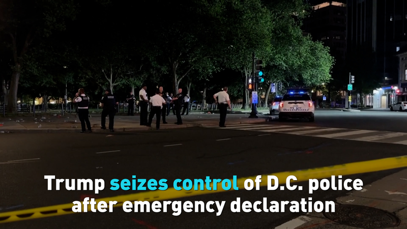 トランプ米大統領、D.C.警察を掌握　治安緊急事態宣言の波紋 video poster