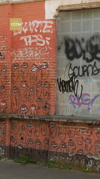 ベルギーのゴーストタウン・ドール、グラフィティで再生めざす video poster