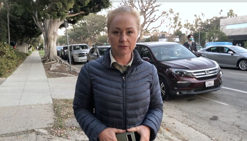 カリフォルニア山火事 ロサンゼルス住民、焼けた自宅へ一時立ち入り video poster