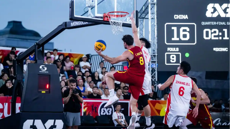 FIBA男子3×3ワールドカップ：中国代表が準々決勝でスペインに惜敗