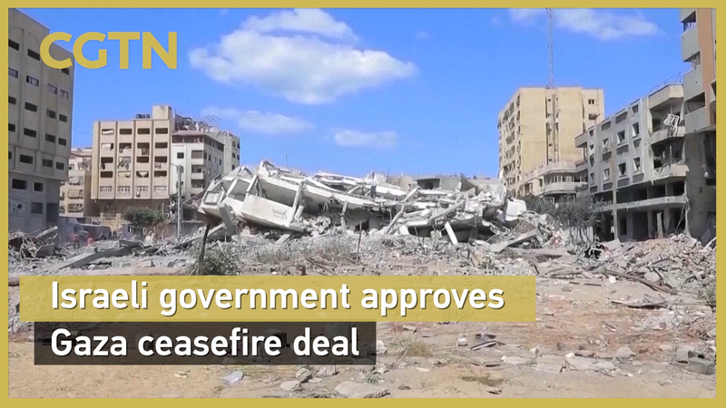 イスラエル政府がガザ停戦を承認　24時間以内に敵対行為停止へ video poster