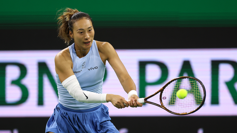 BNPパリバ・オープン準々決勝へ　鄭欽文がシフィオンテクと激突