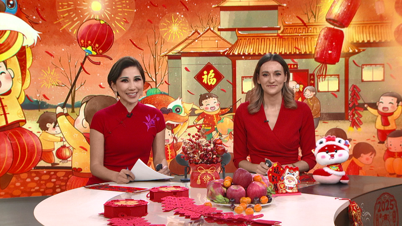 CGTN「The Vibe」が春節特集　蛇のイメージと南北料理、世界の祝祭