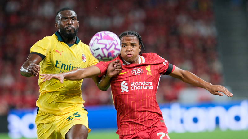 ACミランがリバプールに4-2 香港プレシーズン国際試合を制す