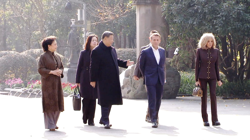 成都・都江堰で中仏首脳が文明対話　気候やウクライナも協議 video poster