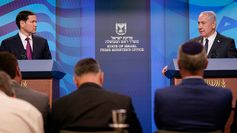 米国務長官ルビオ氏、イスラエルへの断固支持とハマス排除を表明