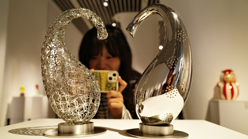 広州で粤港澳大湾区彫刻展　広州・香港・マカオをつなぐ「調和と革新」