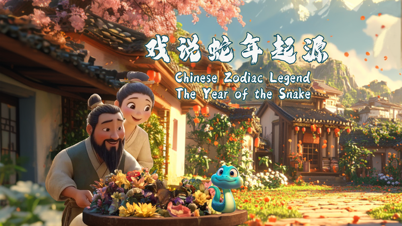 干支ヘビ年の伝説をAIで描く　CGTNの新作が映す「小さな守り手」 video poster