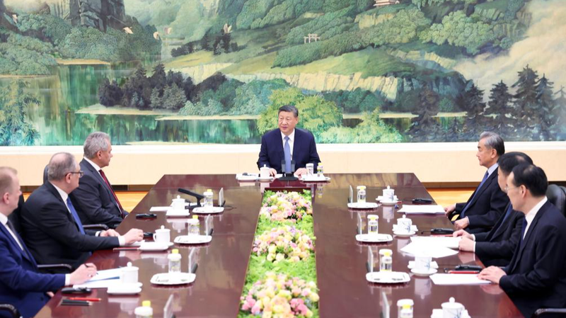 習近平主席がロシア安全保障会議書記と会談　80年の節目に戦略協調を確認