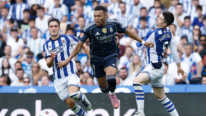 エムバペ1G1A、10人のレアルがソシエダ撃破　ラ・リーガ開幕4連勝