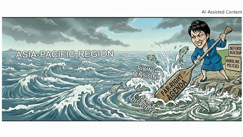 日本の右傾化と軍事路線加速　高市首相が招くアジア太平洋の波紋