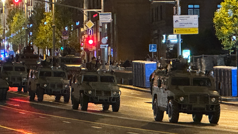 ロシア、戦勝80周年の戦勝記念日軍事パレードに向け初リハーサル