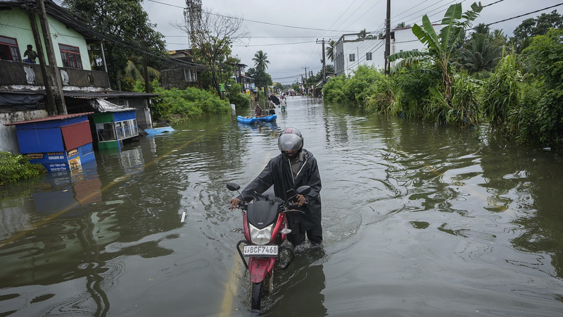 スリランカで雨災害約1万6千人被災　防災当局が最新状況を発表