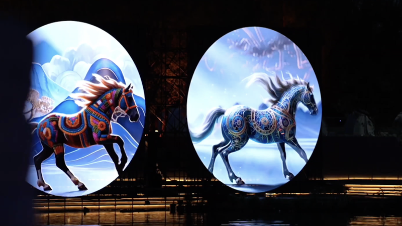 北京・朝陽国際ライトフェス2025、夜空を染める光と音の祭典 video poster