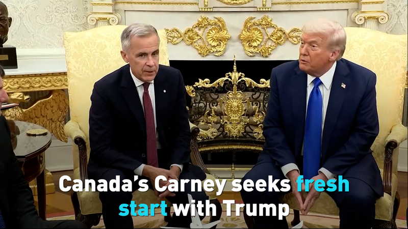 カナダのカーニー首相、トランプ大統領と関係リセット模索 video poster