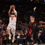 NBAクリスマスゲーム：ニックスが17点差逆転、キャブズに126-124