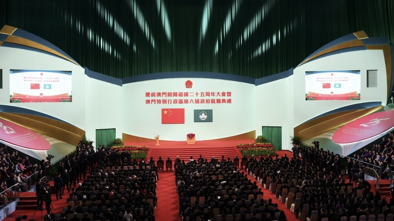 習近平氏が語る一国二制度の価値　マカオ返還25周年と世界への視点 video poster