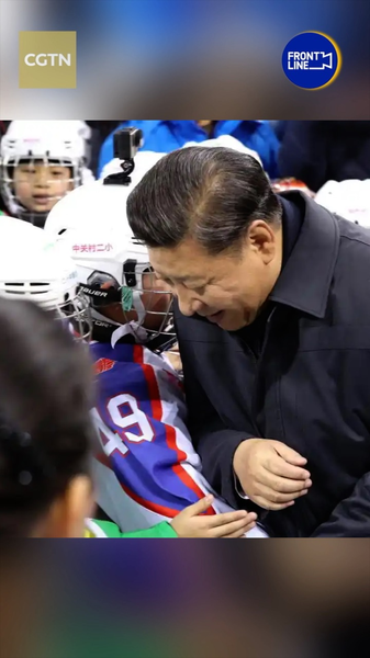 習近平のエールからアジア冬季競技大会へ　成長した中国アイスホッケー少年たち video poster