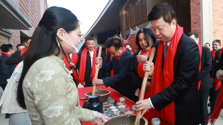 中国本土の台湾事務トップ、春節前に台湾同胞と交流　両岸の経済一体化を強調