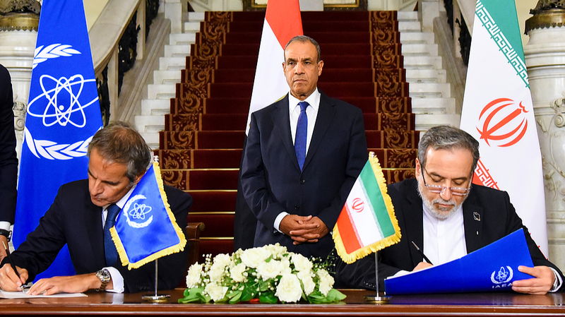 イラン、IAEAとの協力合意は「無効」と表明　仏英独の制裁復活に反発