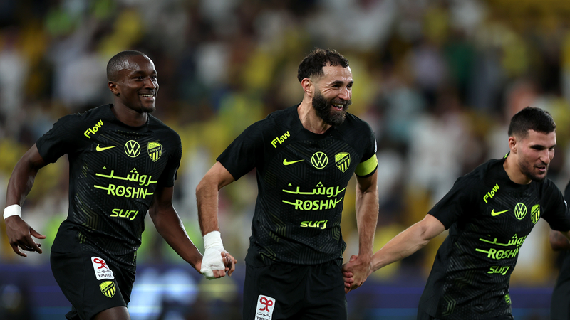 サウジリーグ：アル・イテハドがロナウド擁するアル・ナスルに大逆転勝利