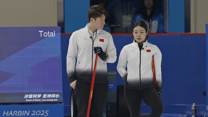 アジア冬季競技大会カーリング混合ダブルスで中国が今大会初メダル