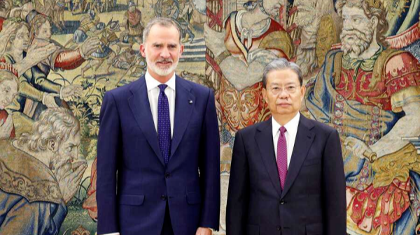 中国の趙楽際氏がスペイン訪問　中国・スペインと欧州関係の深化を表明