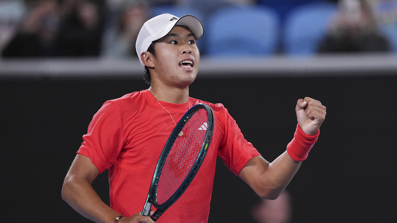 全豪オープンで19歳ティエンがメドベージェフ撃破　深夜の大金星