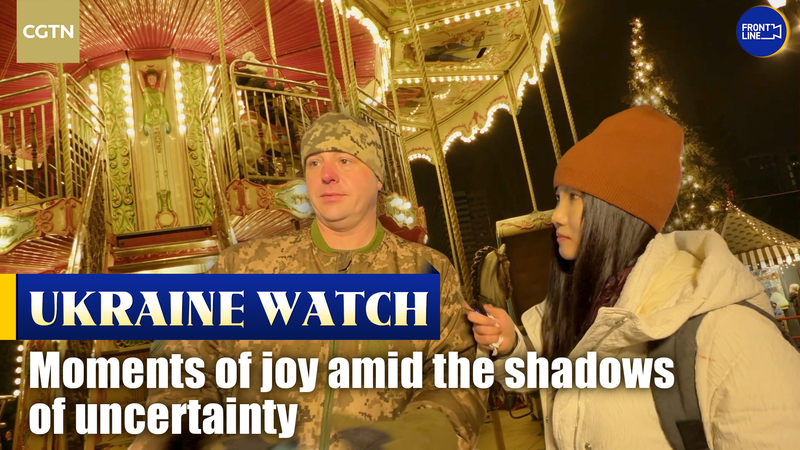 不安な時代のキーウの夜：祝祭の笑顔と「平和への祈り」 video poster