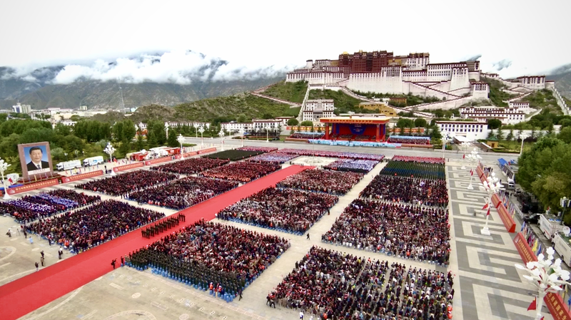 習近平氏がシーザン自治区60周年式典　中国南西部で示したメッセージとは video poster