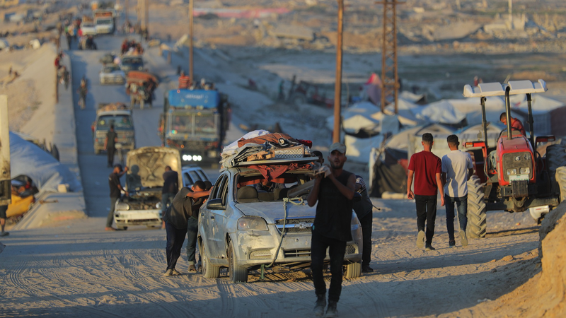 イスラエル、ガザ南北結ぶ主要道路を封鎖　避難民の北部帰還が困難に