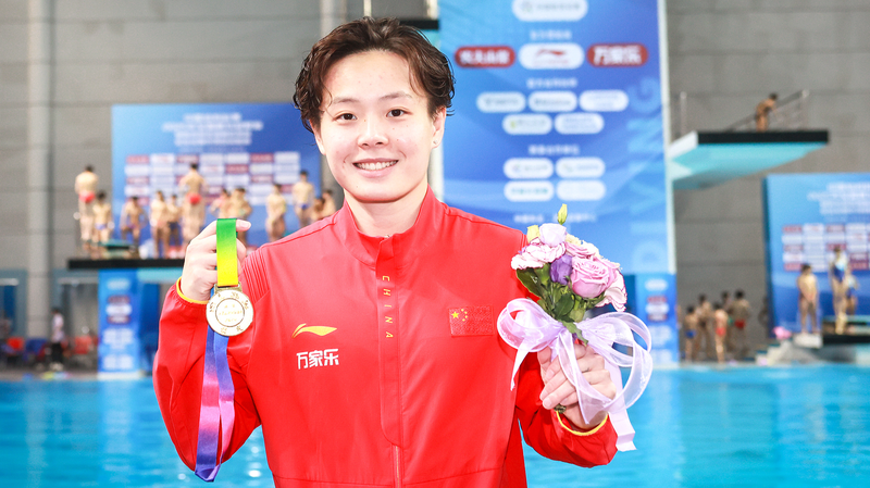 中国飛び込み・女子3m板でChen Yiwenが逆転優勝　武漢の国内選手権
