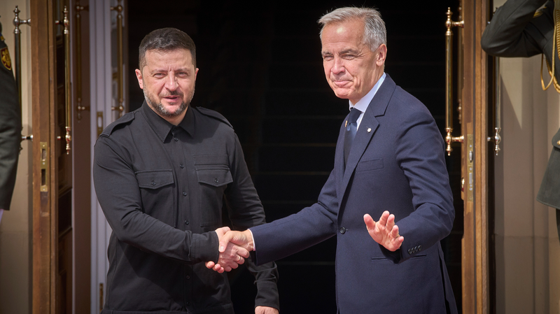 カナダのカーニー首相、ウクライナに20億カナダドルの軍事支援表明