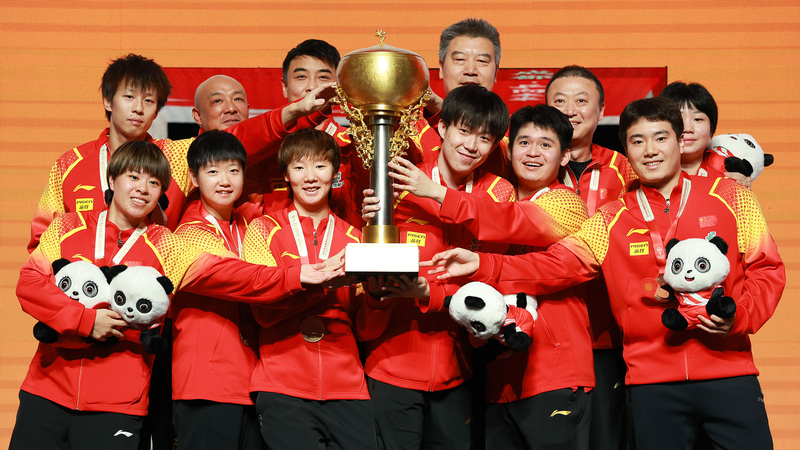 卓球ITTFミックスドチームW杯：中国が韓国を8-1で下し連覇