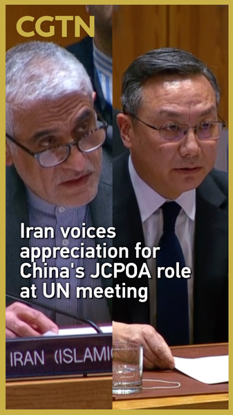国連安保理でイラン核問題を協議　イラン代表が中国のJCPOA関与に謝意 video poster