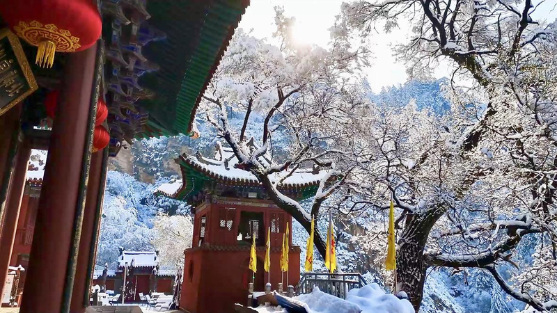 中国・恒山に広がる樹氷絶景　山西省の「北岳」が冬の顔 video poster