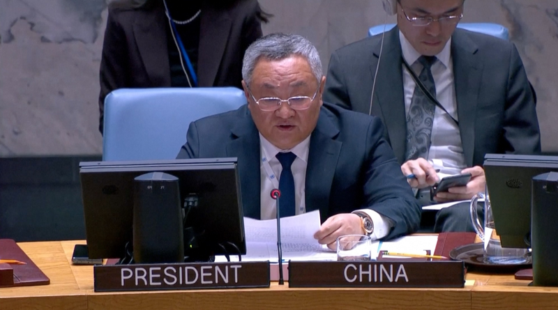 中国、米ロのウクライナ和平協議を支持 国連安保理で方針を強調 video poster