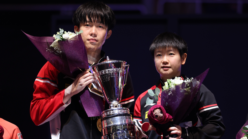卓球世界選手権ドーハ　Wang／Sun組が混合ダブルス3連覇、日本勢も健闘
