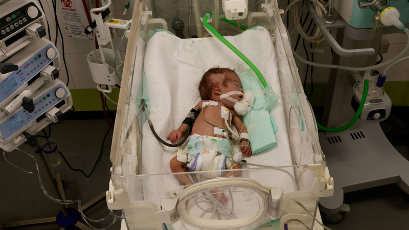 ガザで1万4千人の赤ちゃんが危機　国連が48時間以内の大量死を警告