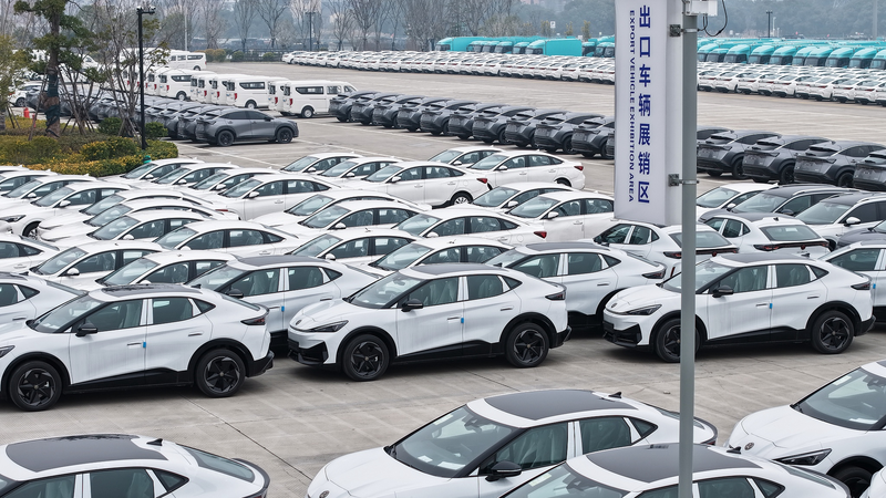 中国の新エネルギー車、2025年1〜3月の生産・販売が大幅増