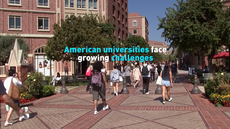 国際ニュース：アメリカの大学危機　約100万人の留学生と550億ドルのゆくえ video poster
