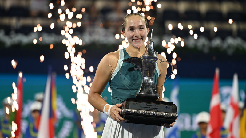 17歳アンドリーバ、ドバイで史上最年少WTA1000優勝【テニス国際ニュース】