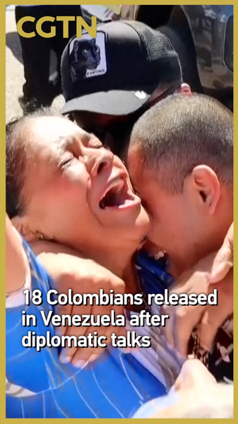 ECNHL2MCXYWWNHLJJF0O - NewsTomo – 日本語で読む、世界のニュースハブ ベネズエラで拘束のコロンビア人18人が解放 国境の橋で家族と再会 video poster