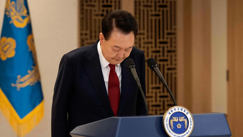 尹大統領が戒厳令を擁護 韓国で2度目の弾劾採決へ video poster