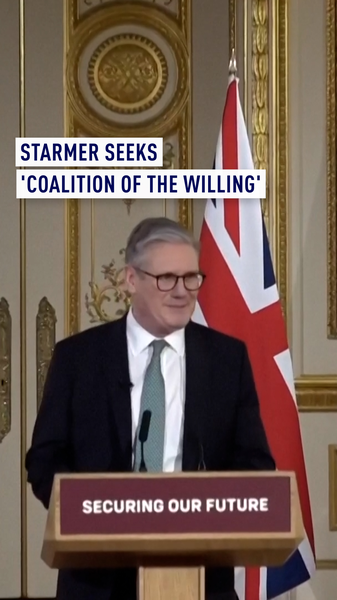 スターマー英首相「ウクライナ支援は欧州が主役、米国の後押し不可欠」 video poster