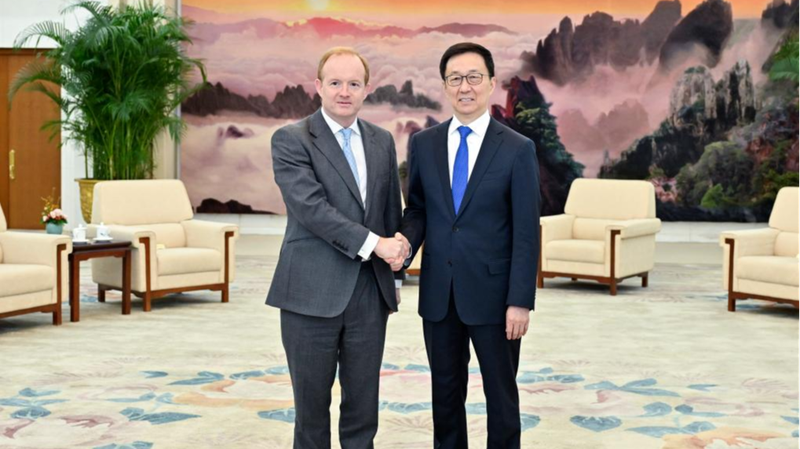 中国発展フォーラム2025で韓正副主席が国際企業と会談　改革開放の継続を強調